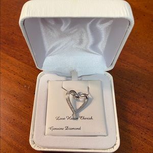 Genuine Diamond Heart necklace
